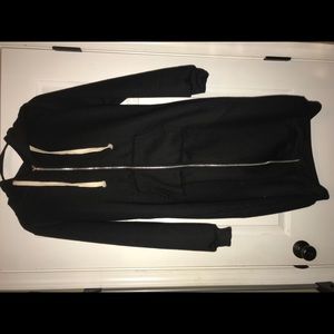 Black sweatshirt dress